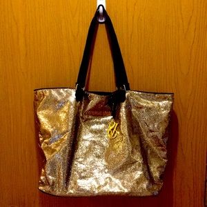 Victoria’s Secret Gold Sequin Tote Bag